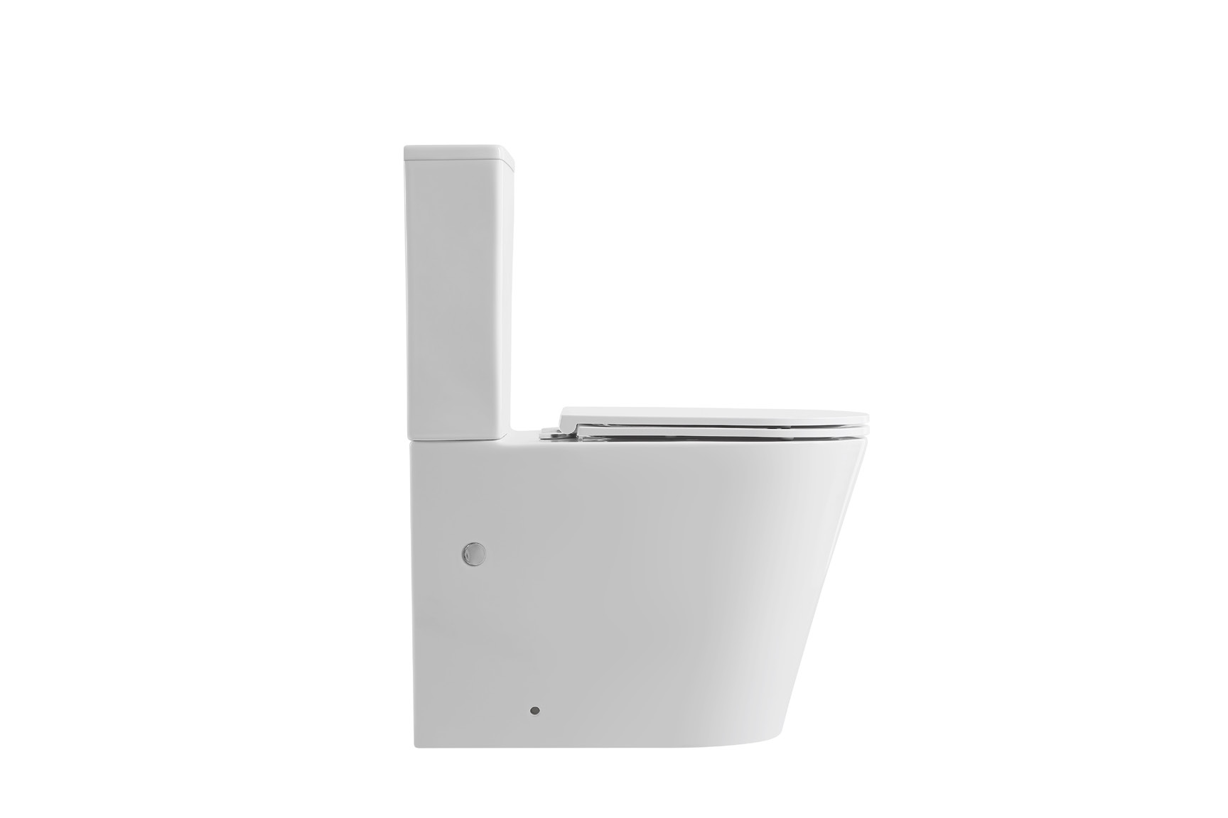 Forte Wall Faced Toilet Suite — White