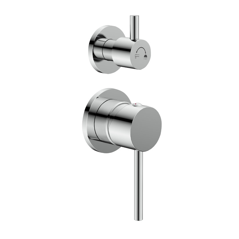 Orbit Shower Mixer & Diverter — Chrome
