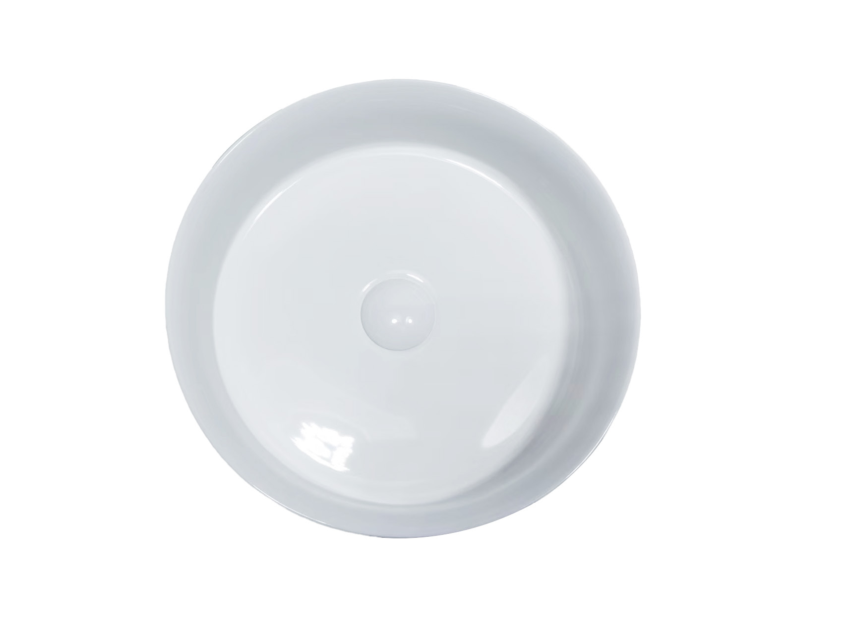 Orbit Art Basin — Gloss White