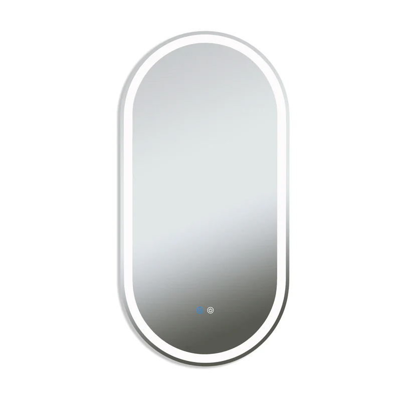 Pill LED Mirror — Frameless